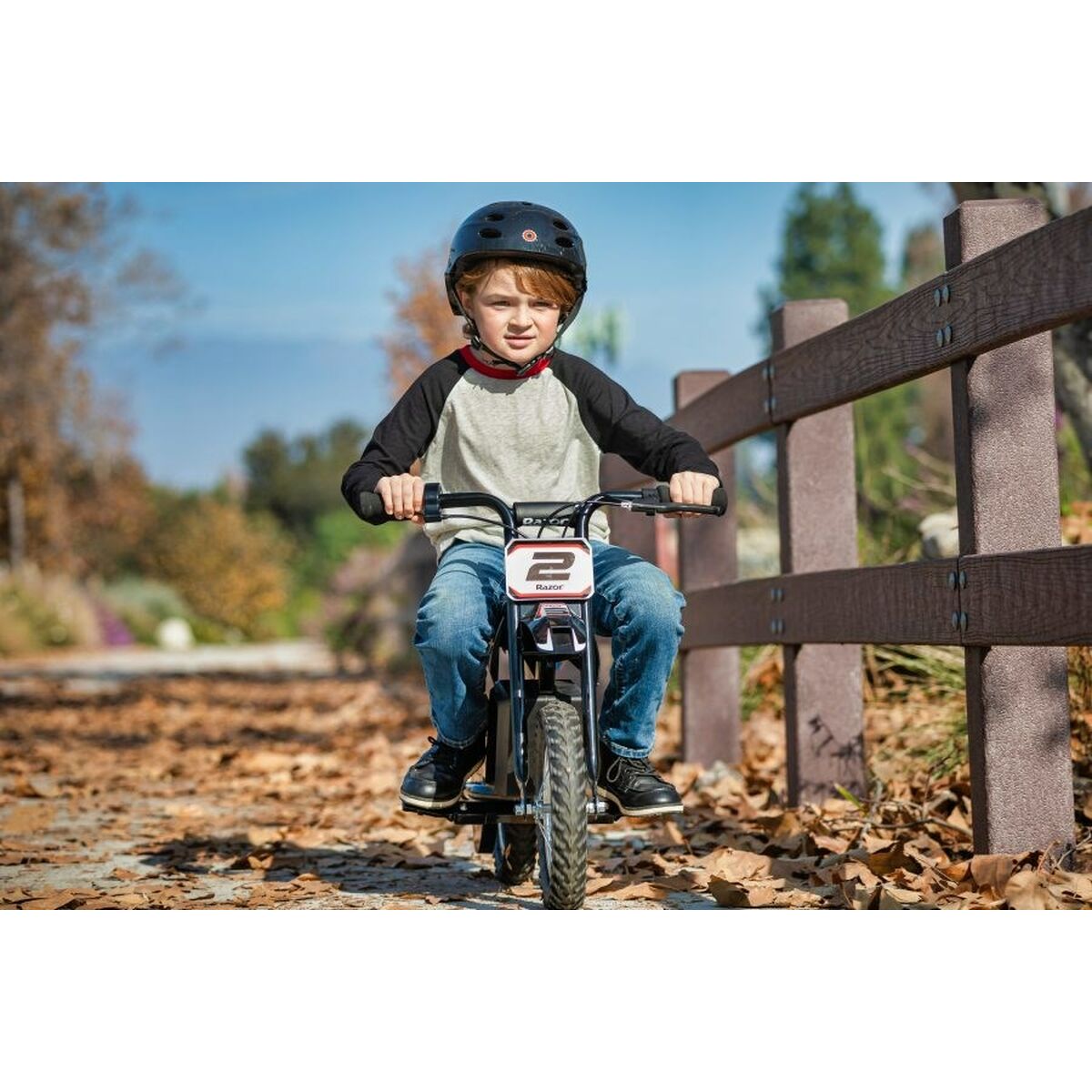 Scooter electric pentru copii Razor MX125 Alb Crom